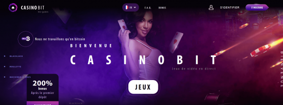 CasinoBit, pierwsze kasyno online tylko w bitcoinach